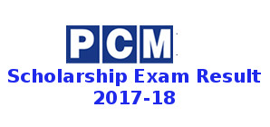 PCM scholarship Results 2017-18