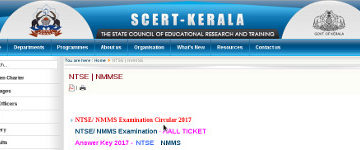 Scert Kerala NMMSE result