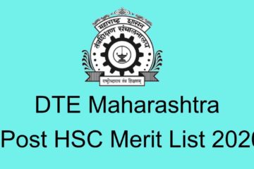 Maharashtra Diploma Post HSC Merit List 2020