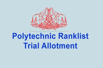 Kerala Polyechnic Rank List and Allotment Result