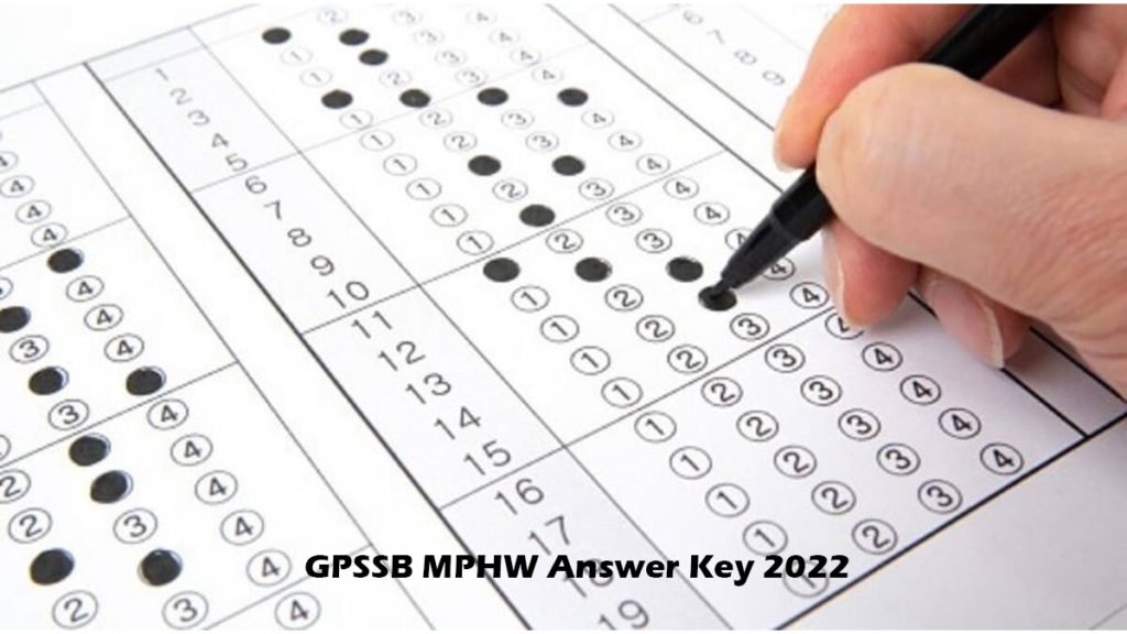 gpssb mphw answer key 2022