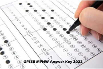 gpssb mphw answer key 2022