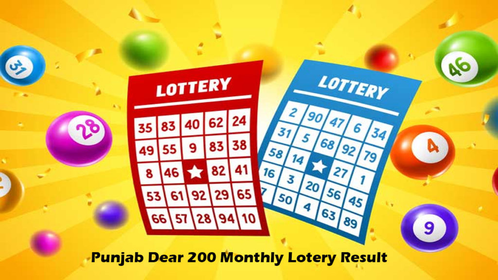 Punjab Dear 200 6 PM Monthly Lottery Result