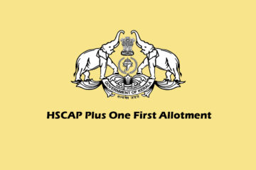 HSCAP Plus one First Allotment