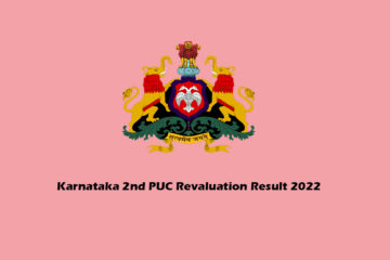 Karnataka 2nd PUC Revaluation Result 2022