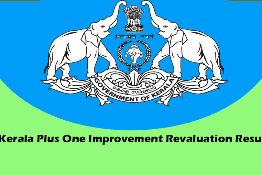 Kerala Plus one Improvement Revaluation Result