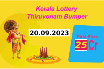 Thiruvonam Bumper 2023 Lottery Result BR 93
