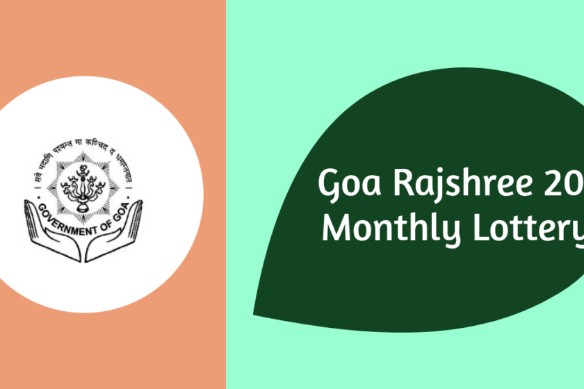 Goa Rajshree 20 Monthly Lottery